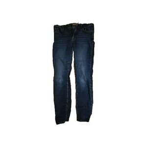 7 For All Mankind Ankle Skinny Jeans Womens 29 Blue Denim Cotton High Waist Flaw